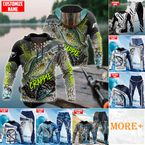 Fishing Personalized 3D Combo Hoodie and Sweatpant