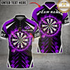 Maxcorners Darts Flaming Dartboard and Flying Darts Multicolor Customized Name, Team Name 3D Shirts