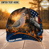 Maxcorners Hunting American Flag Sunset Rifle Personalized 3D Cap