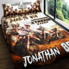 Maxcorners Motocross 10 Personalized Bedding Set