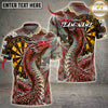 Maxcorners Darts Eastern Dragon Mountain Dartboard Multiple Options Personalized Name, Team Name 3D Shirt