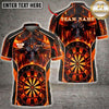 Maxcorners Darts Dark Beast Electric Dartboard Multiple Options Personalized Name, Team Name 3D Shirt