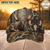 Maxcorners Hunting Skull Target Woodland Camo Personalized 3D Cap