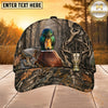 Maxcorners Hunting Skull Target Woodland Camo Personalized 3D Cap