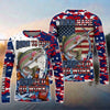 (13 Breeds) Maxcorners Fishing American Flag Just One More Cast Sunset Splash Design Custom Name & Team Name 3D Shirts