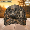 Maxcorners Hunting Skull Target Woodland Camo Personalized 3D Cap