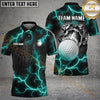 Maxcorners Golf The Power Of The God Of Thunder Personalized Name, Team Name 3D Shirt (4 Colors)