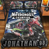 Maxcorners Motocross 26 Personalized Bedding Set
