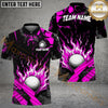 Maxcorners Golf Grunge Flame Personalized Name, Team Name 3D Shirt (6 Colors)