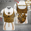 Maxcorners Bowling Leopard Print Bowling Ball & Pins Multicolor Customized Name, Team Name 3D Shirts