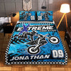 Maxcorners Motocross 17 Personalized Bedding Set