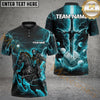 Maxcorners Golf Fantasy Knight Thunder Lightning Pattern Personalized Name, Team Name 3D Shirt (6 Colors)