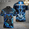 Maxcorners Golf Fantasy Knight Thunder Lightning Pattern Personalized Name, Team Name 3D Shirt (6 Colors)