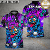 Maxcorners Golf Crazy Monster Graffiti Personalized Name, Team Name 3D Shirt (4 Colors)
