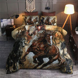 Maxcorners Horse Hunter's Camouflage Bedding Set