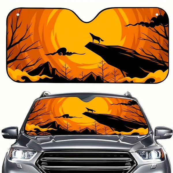 Maxcorners Protect Your Car with the Wolf Windshield Sun Shade