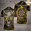 Maxcorners Darts Horned Skull Electric Dartboard Multiple Options Personalized Name, Team Name 3D Shirt