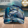 Maxcorners Fishing Olive Scale Arc Hook Logo Personalized Name 3D Cap (12 Fish Species)