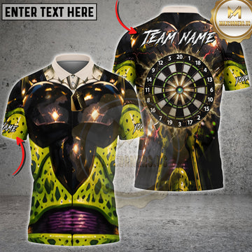 Maxcorners Darts Bio Android Warrior Personalized Multiple Options Personalized Name, Team Name 3D Shirt