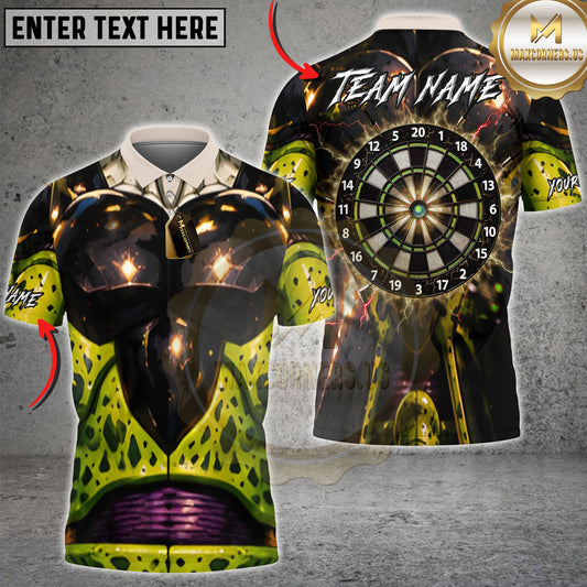 Maxcorners Darts Bio Android Warrior Personalized Multiple Options Personalized Name, Team Name 3D Shirt