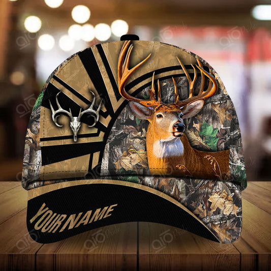 Maxcorners Wriryn-X1 Deer Personalized Hats 3D Multicolored
