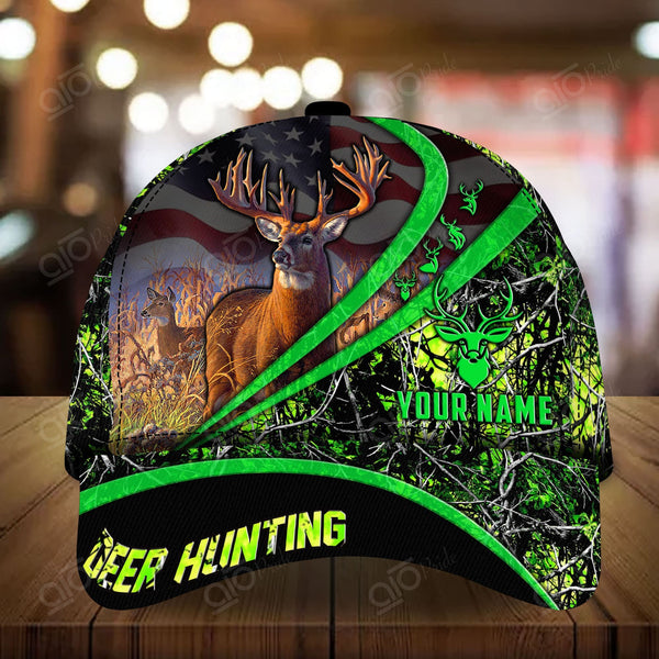 Maxcorners Premium Deer Hunting Cap Personalized Hats 3D Multicolored