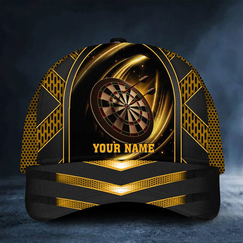 Maxcorners Darts 2 Multicolor Option Personalized Name 3D Cap