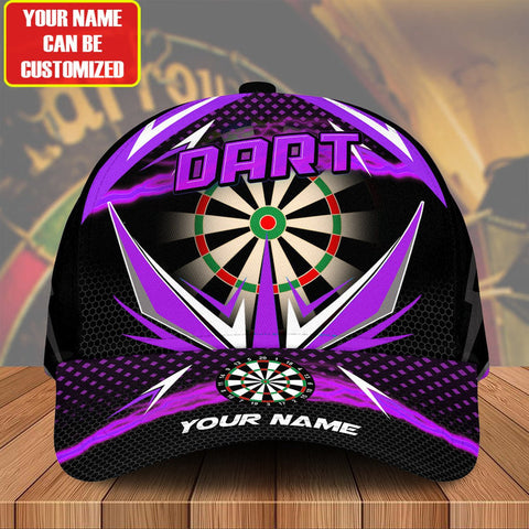 Maxcorners Darts Multicolor Option Personalized Name 3D Cap