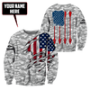 Maxcorners Bow Hunting Custom Name Shirt 3D All Over Printed Clothes