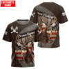 Maxcorners Deer Hunting Season Custom Name Shirt 3D All Over Printed Clothes