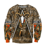 Maxcorners Deer Hunting Custom Name Shirt 3D All Over Printed Clothes