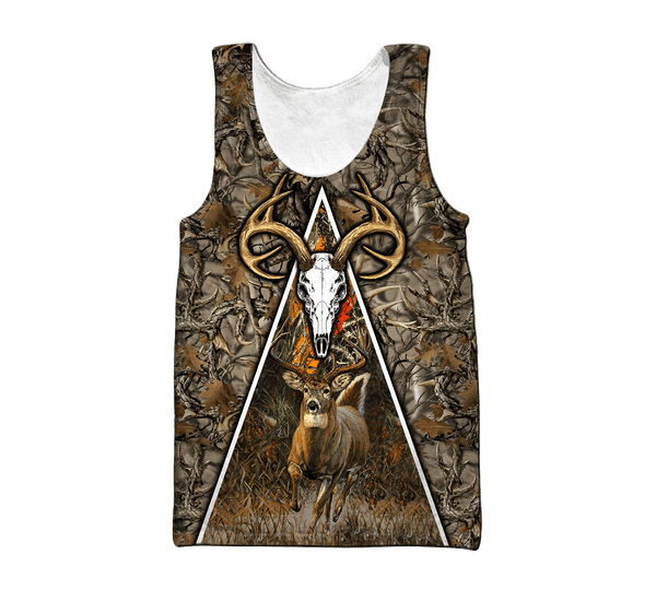 Maxcorners Deer Hunting Custom Name Shirt 3D All Over Printed Clothes