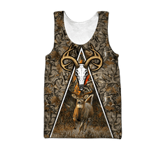 Maxcorners Deer Hunting Custom Name Shirt 3D All Over Printed Clothes