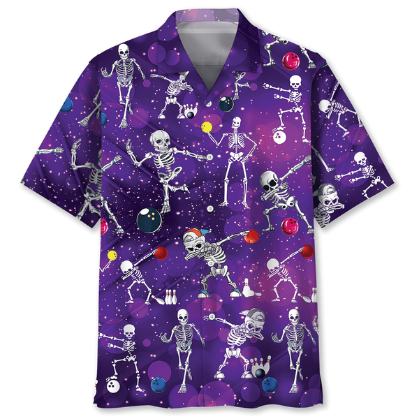 MaxCorners Darts Skeleton Hawaiian Shirt