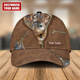 Maxcorners Deer Hunting Zip Pattern Personalized Cap