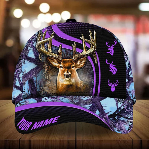 Maxcorners Deer Hunting Multicolor Pattern Personalized Cap