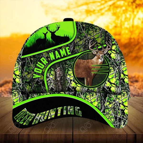 Maxcorners Deer Hunting Personalized Cap Multicolor Option