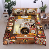 Maxcorners Eerie Elegance Halloween Bedding Set