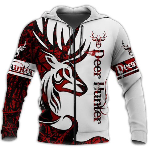 Maxcorners Deer Hunter Red Style All Over Printed Unisex Shirt