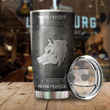 Maxcorners Boar Hunting Metal Stainless Steel Tumbler