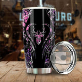 Maxcorners Deer Hunting Camo Stainless Steel Tumbler