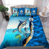 Maxcorners Personalized Marlin, Mahi Mahi Fishing Bedding Set