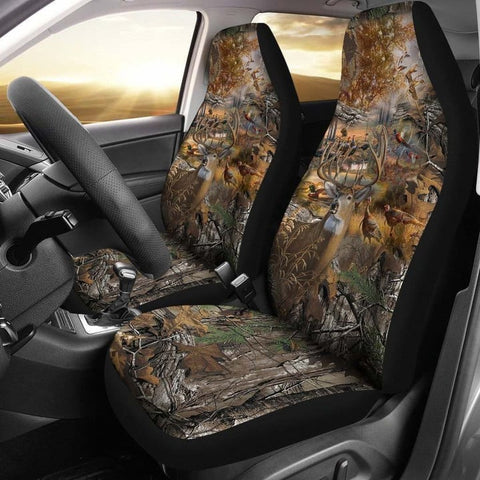 Maxcorners Deer Hunting Camo Car Seat Covers