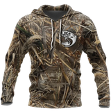 Maxcorners FULL CAMO WATER Fishing 3D Hoodie