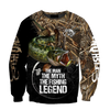 Maxcorners NORTHERN PIKE Fishing 3D Hoodie