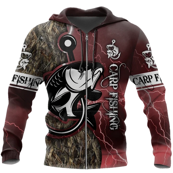 Maxcorners BEST CARP Fishing 3D Hoodie