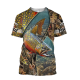 Maxcorners TROUT-SALMON Fishing 3D Hoodie