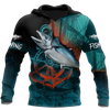 Maxcorners OCEAN Fishing 3D Hoodie