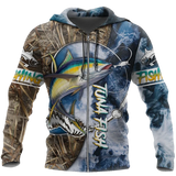 Maxcorners LIFE TUNA Fishing 3D Hoodie