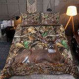 Maxcorners Deer Hunting Pattern All Over Printed Bedding Set